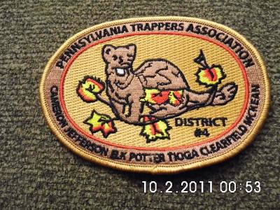 Pennsylvania Trappers Association - District 4 patch